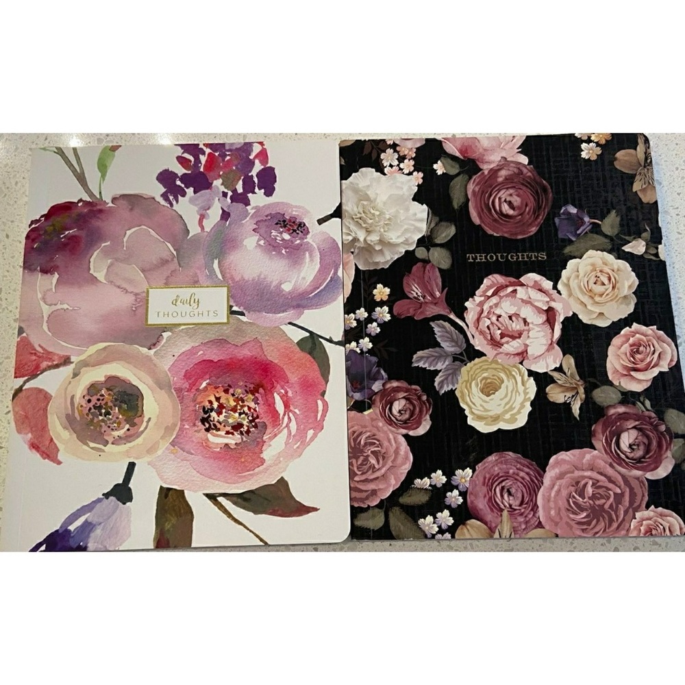 Floral Daily Thoughts Notebook (2 Pack)